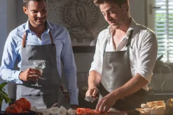 DutchDeluxes - Forklæde - BBQ Style - Vintage Cognac Læder