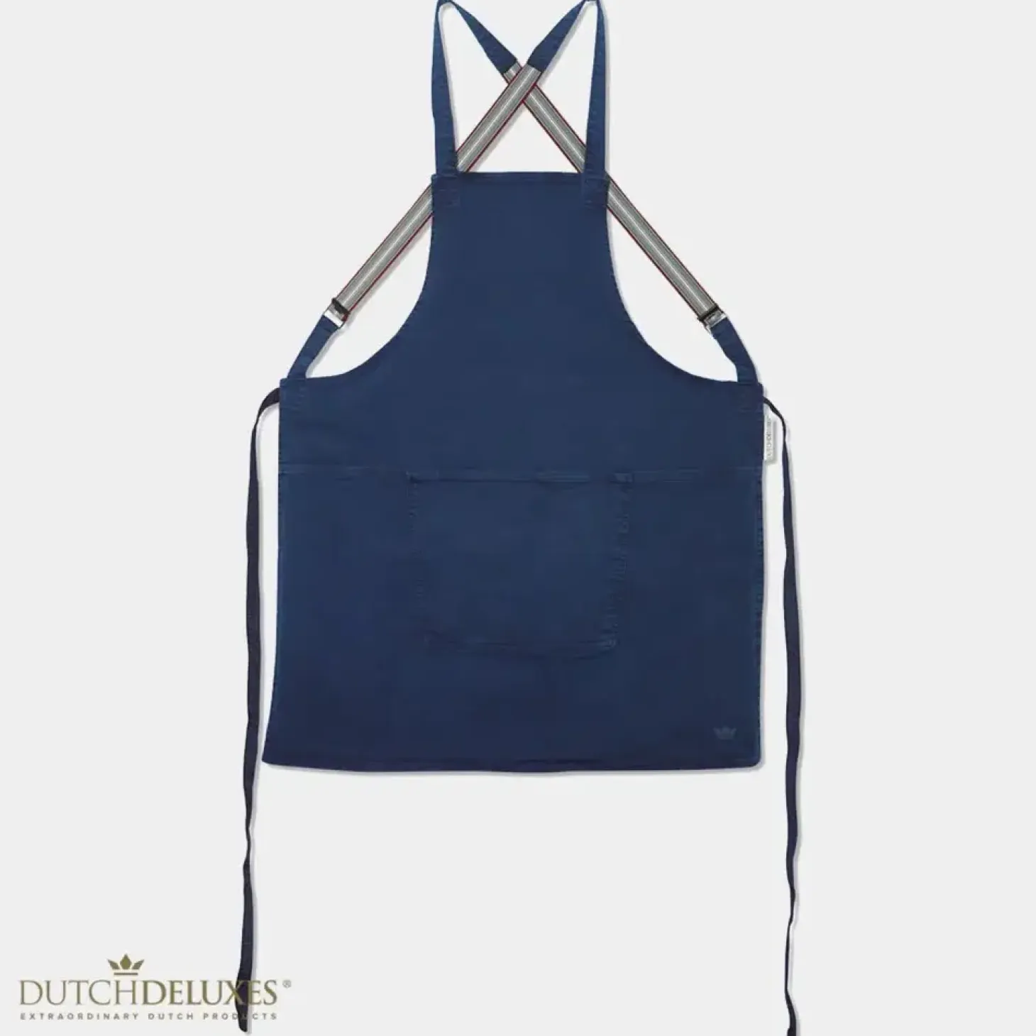 DutchDeluxes - Forklæde - Suspender Style - Denim Blue