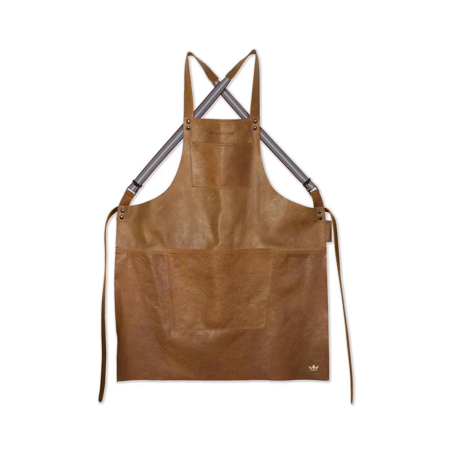 DutchDeluxes - Forklæde - Suspender Style - Vintage Cognac