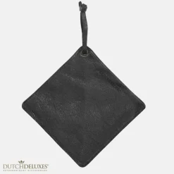DutchDeluxes - Grydelap - Pot Holder - Vintage Grå Læder