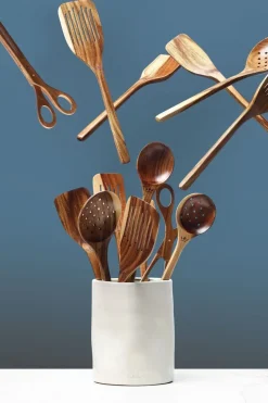 DutchDeluxes - Køkkensæt - Wooden Utensil Set - 8 stk.
