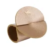 DutchDeluxes - Napkin Ring - Set of 4 - Pearly Rose læder