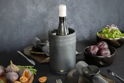 DutchDeluxes - Vinkøler - Wine cooler - Vintage Grå Læder