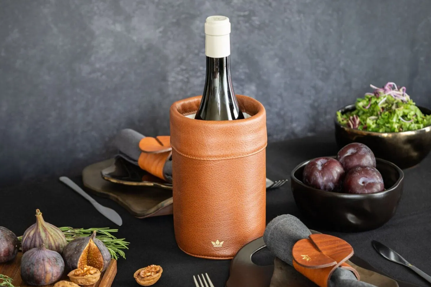 DutchDeluxes - Vinkøler - Wine cooler - Brun Læder