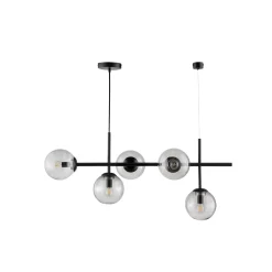 Dyberg Larsen - Como Pendel Lampe, Sort, 93x39 cm
