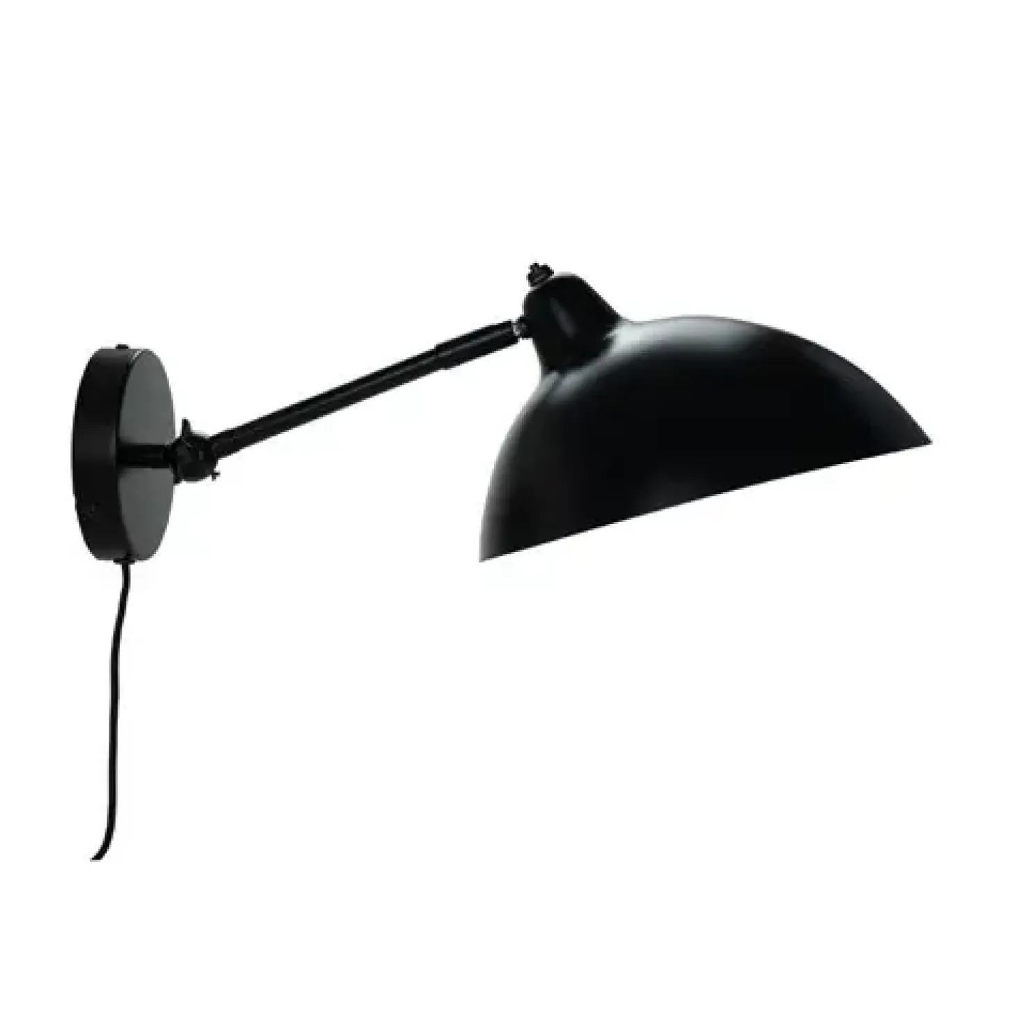 Dyberg Larsen - Futura væglampe - Sort/Hvid - 47 cm x 26 cm x 16 cm