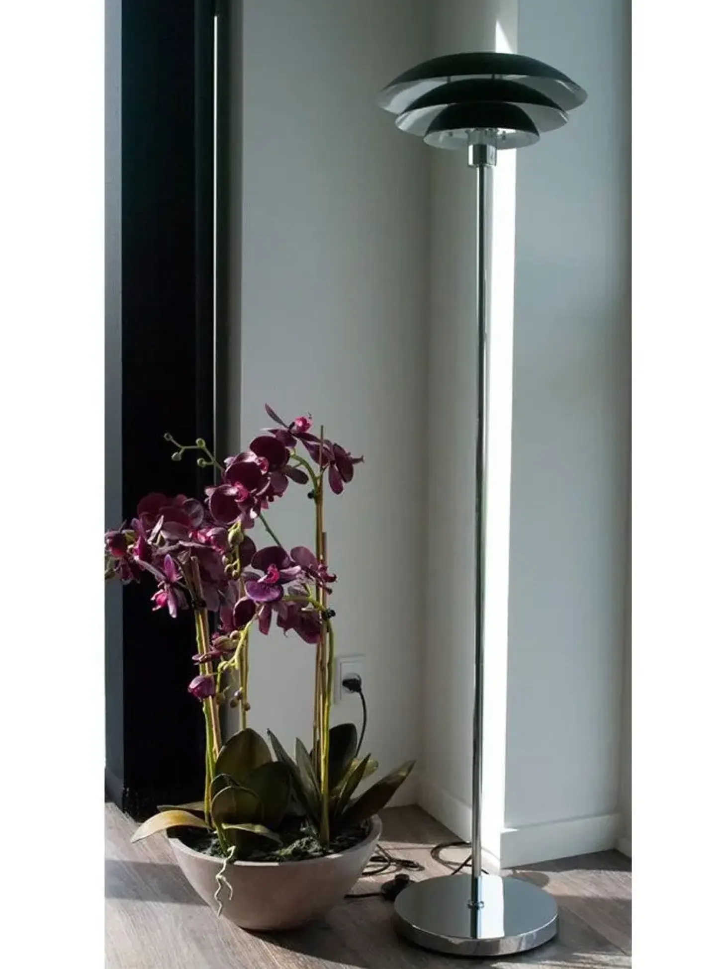 Dyberg Larsen - Gulvlampe DL31 - Mat sort