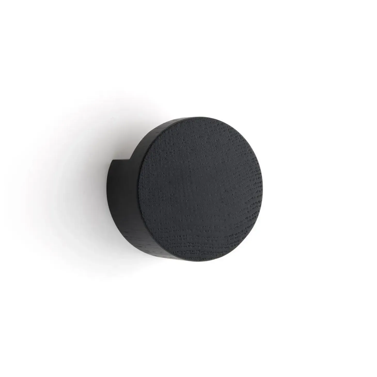 Ekta Living - Knage i sort eg - Wood Knot - Big - ø 7 cm