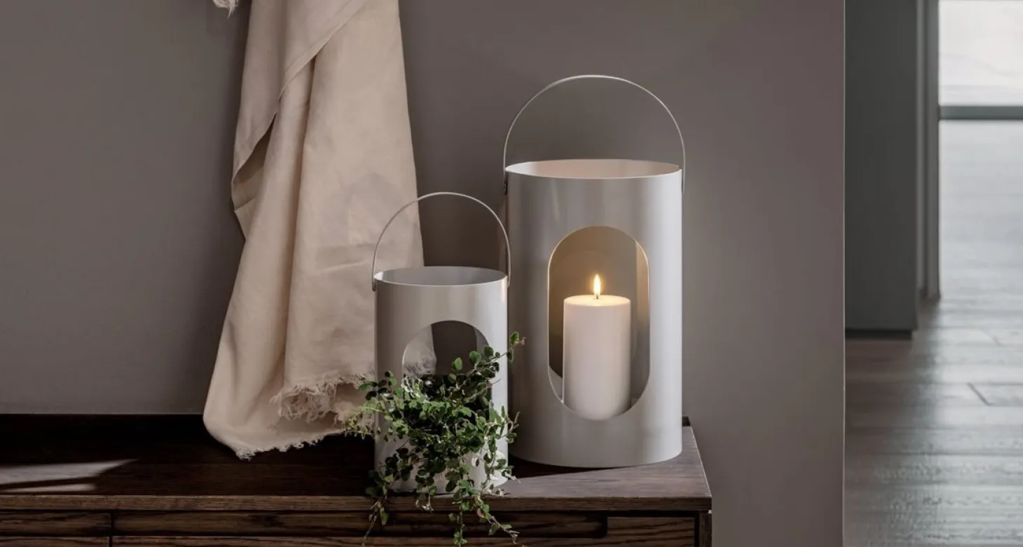 Ekta Living - Lanterne - Light House - Big - Lys grå