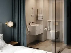 Ekta Living - Toiletrulleholder - Sort metal