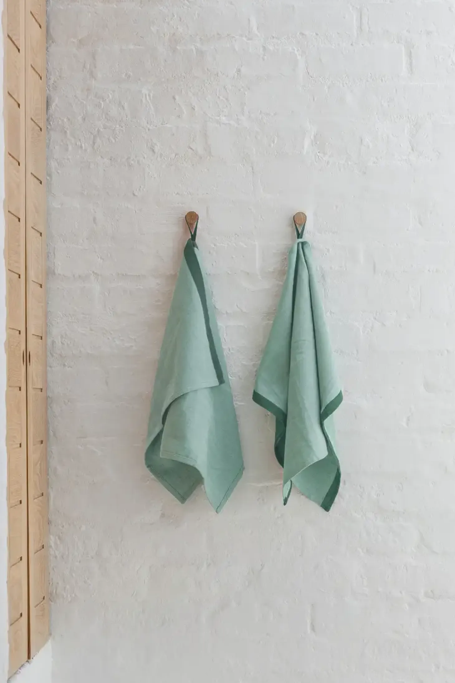 Ekta Living - Viskestykker - 2 stk. - Green/Green
