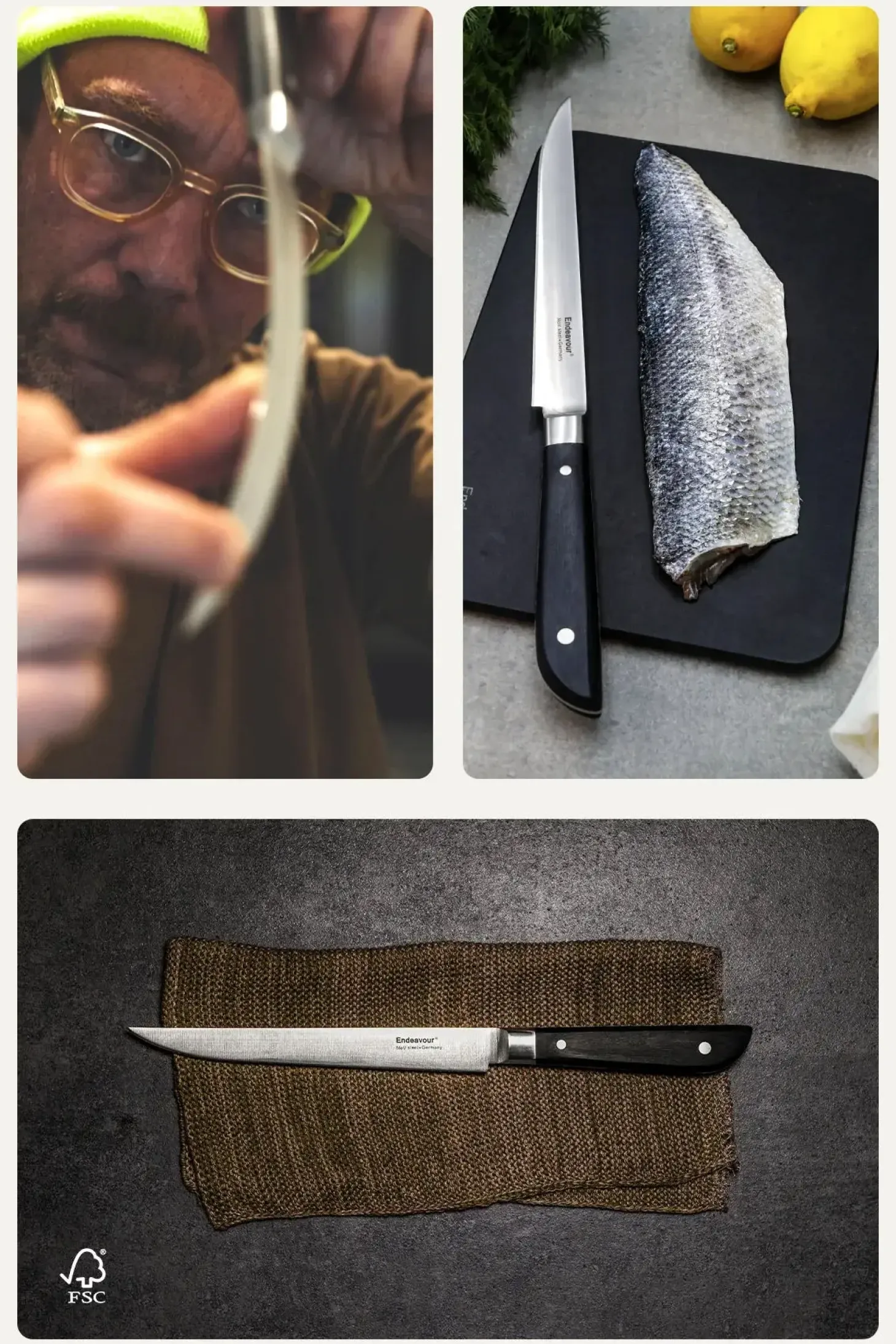 Endeavour - Fileteringskniv - Little Fish Kniv - 17 cm