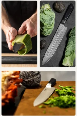 Endeavour - Green Chopper Kniv - 20 cm