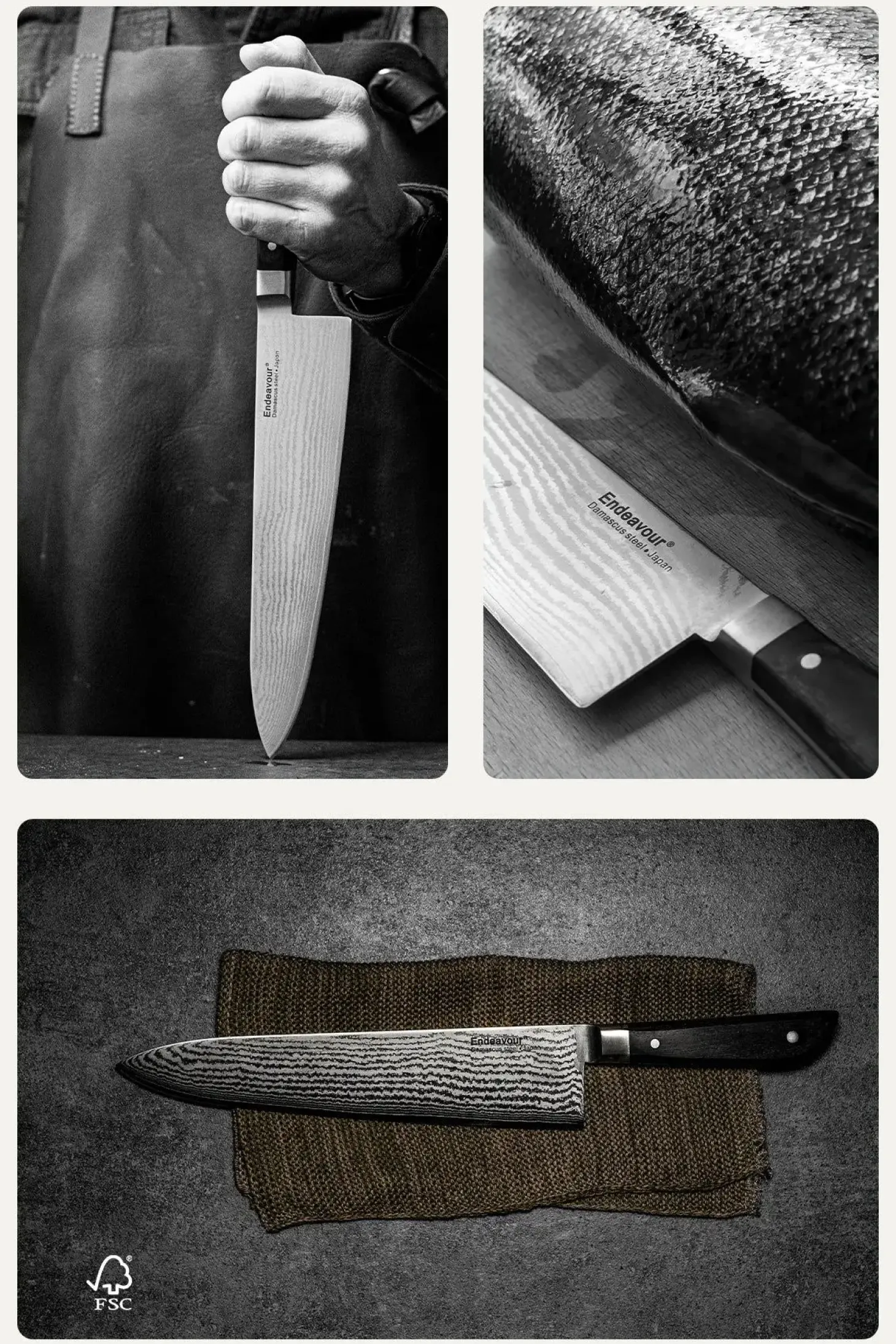 Endeavour - Køkkenkniv - Big Chopper - 24 cm