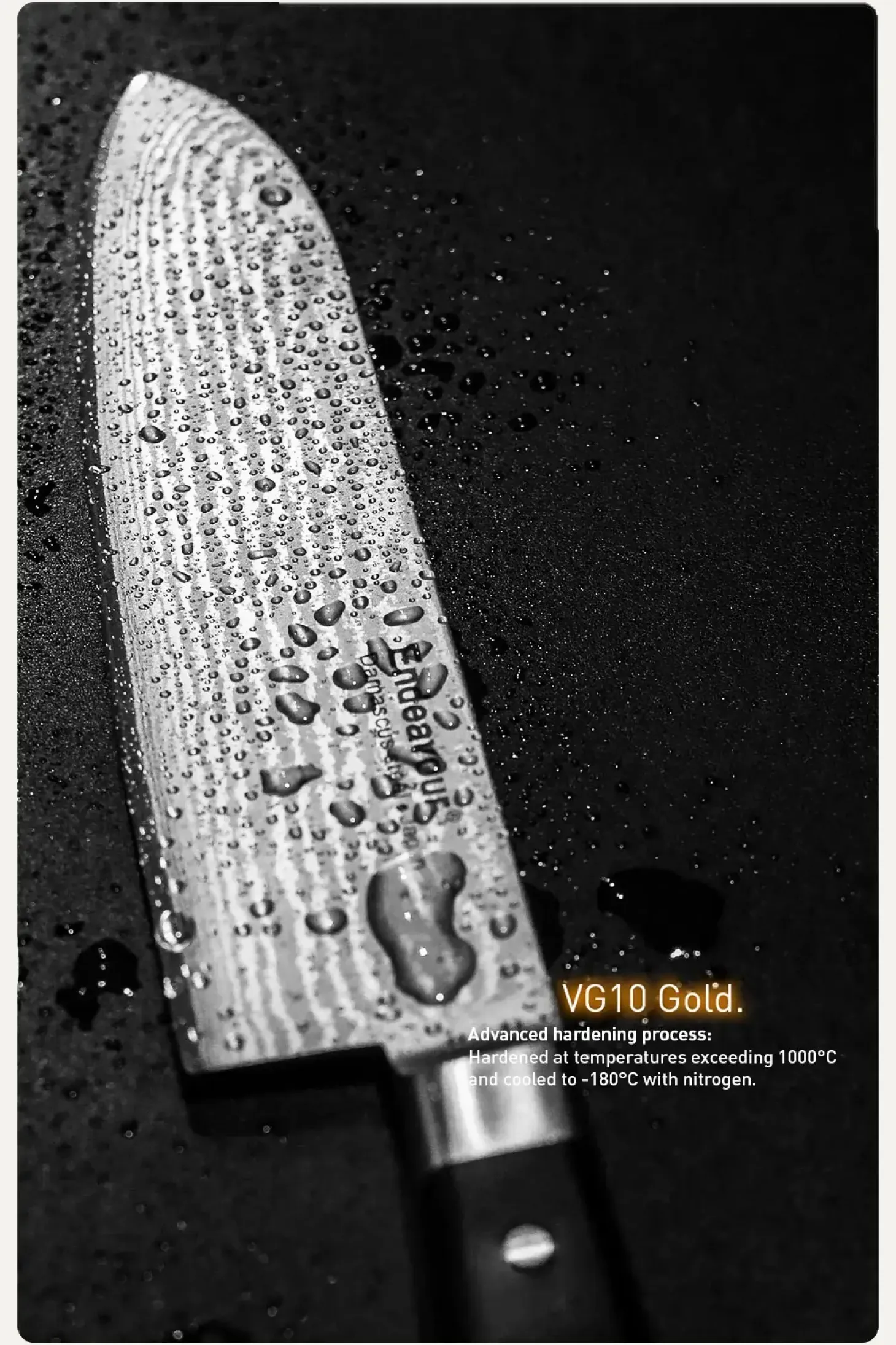 Endeavour - Santoku kniv - Klassisk japansk kniv - 17 cm