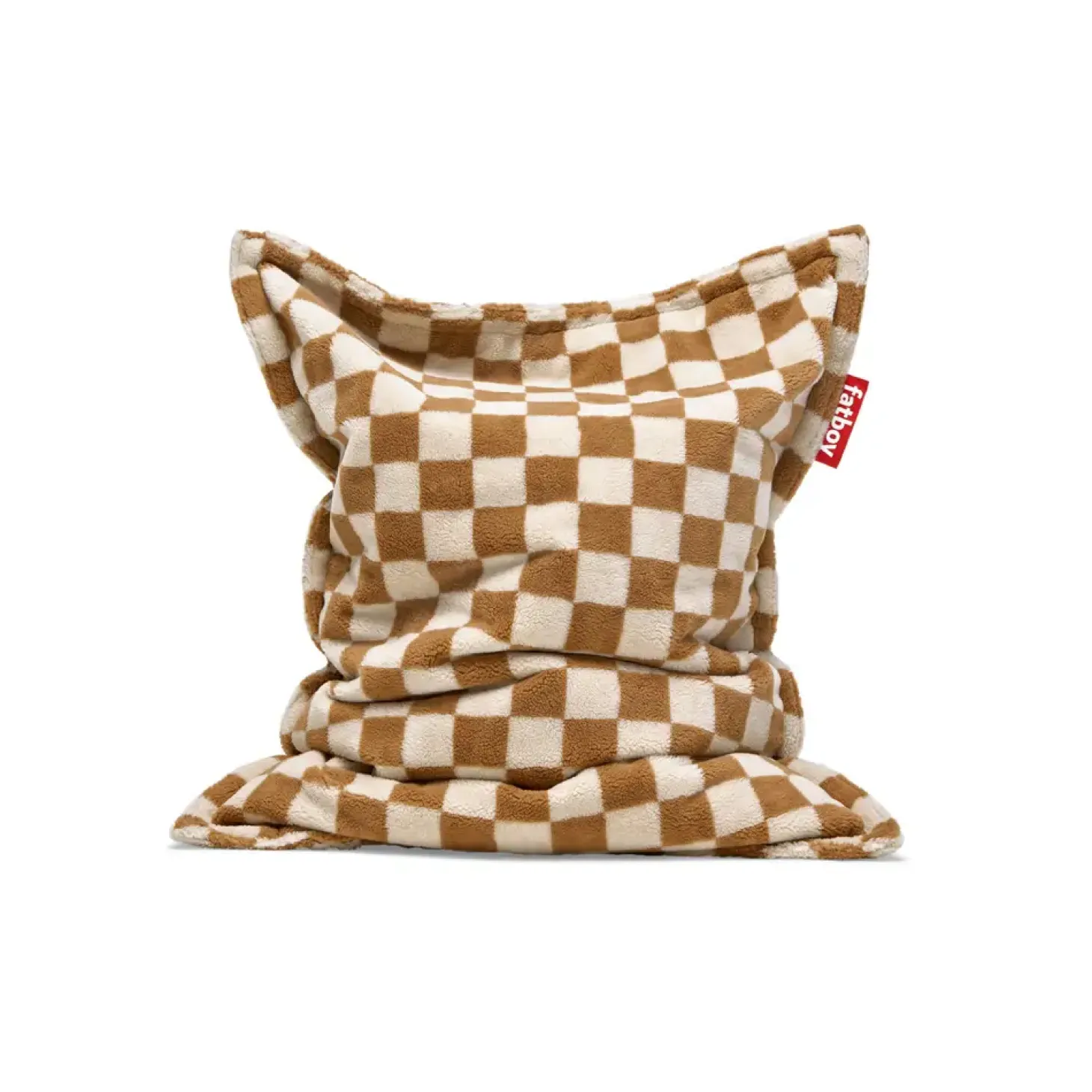 Fatboy - Original Slim Teddy Chess sækkestol - Brun ternet