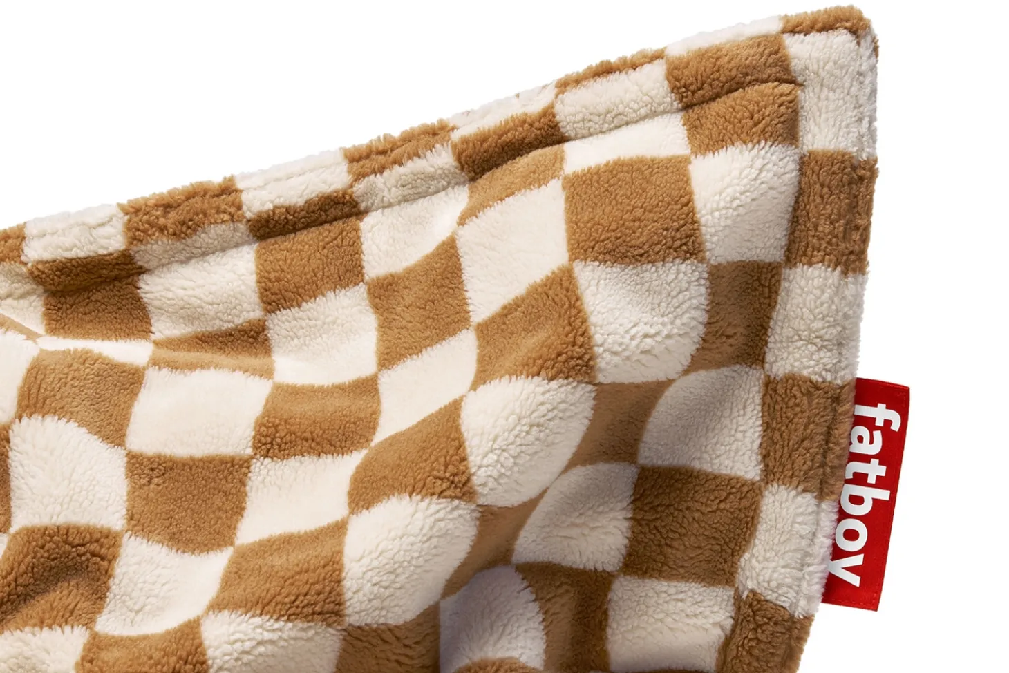 Fatboy - Original Slim Teddy Chess sækkestol - Brun ternet