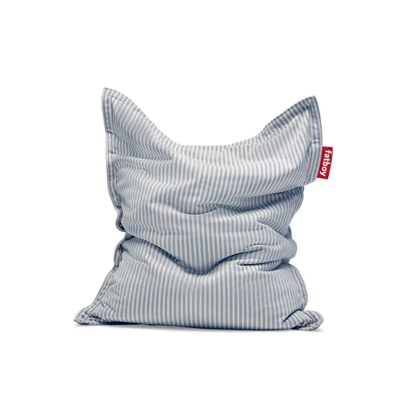 Fatboy - Original Slim Terry Blizzard Blue Creme - Stribet blå