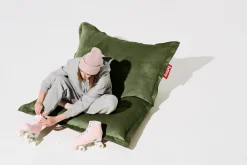 Fatboy - Original Slim Velvet Sækkestol (Recycled) - Deep Green - Grøn