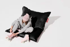 Fatboy - Original Slim Velvet Sækkestol (Recycled) - Sort