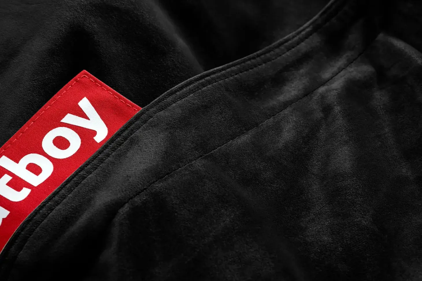 Fatboy - Original Slim Velvet Sækkestol (Recycled) - Sort