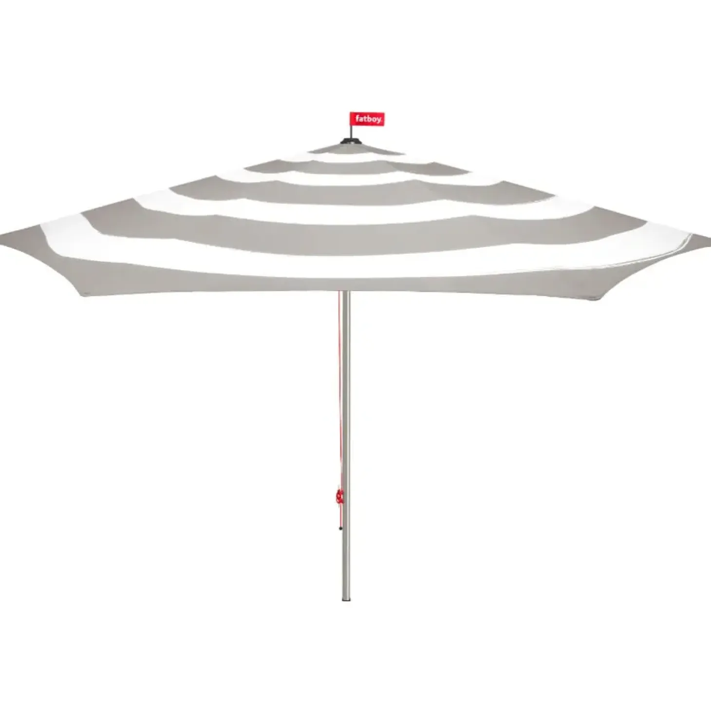 Fatboy - Stripesol Parasol - Light grey - lysegrå