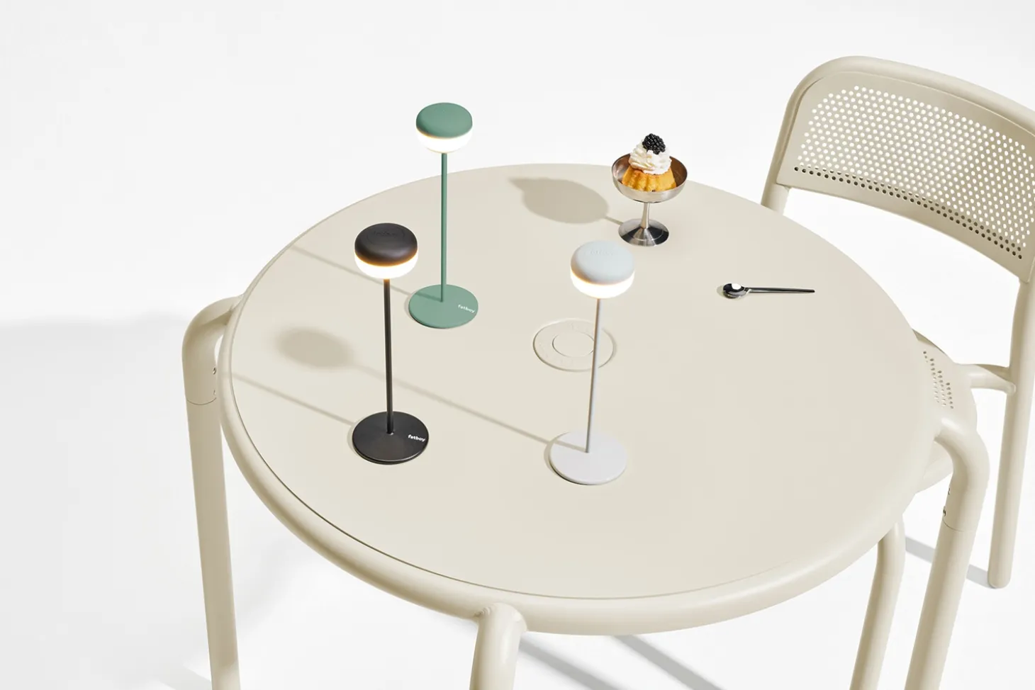 Fatboy - Trådløs Bordlampe - Cheerio - Sage Grøn