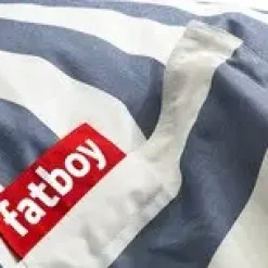 Fatboy - Udendørs sækkestol Original - stribet blå og hvid - Ocean Blue