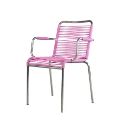 Fiam - Havestol - Mya spaghetti m. armlæn - Pink