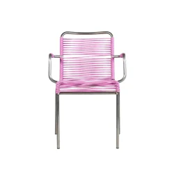 Fiam - Havestol - Mya spaghetti m. armlæn - Pink