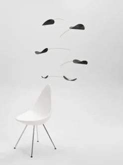 Flensted hanging art - Drifting Clouds mobile - Sort