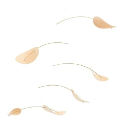 Flensted hanging art - Drifting Clouds mobile - Træ - skyer