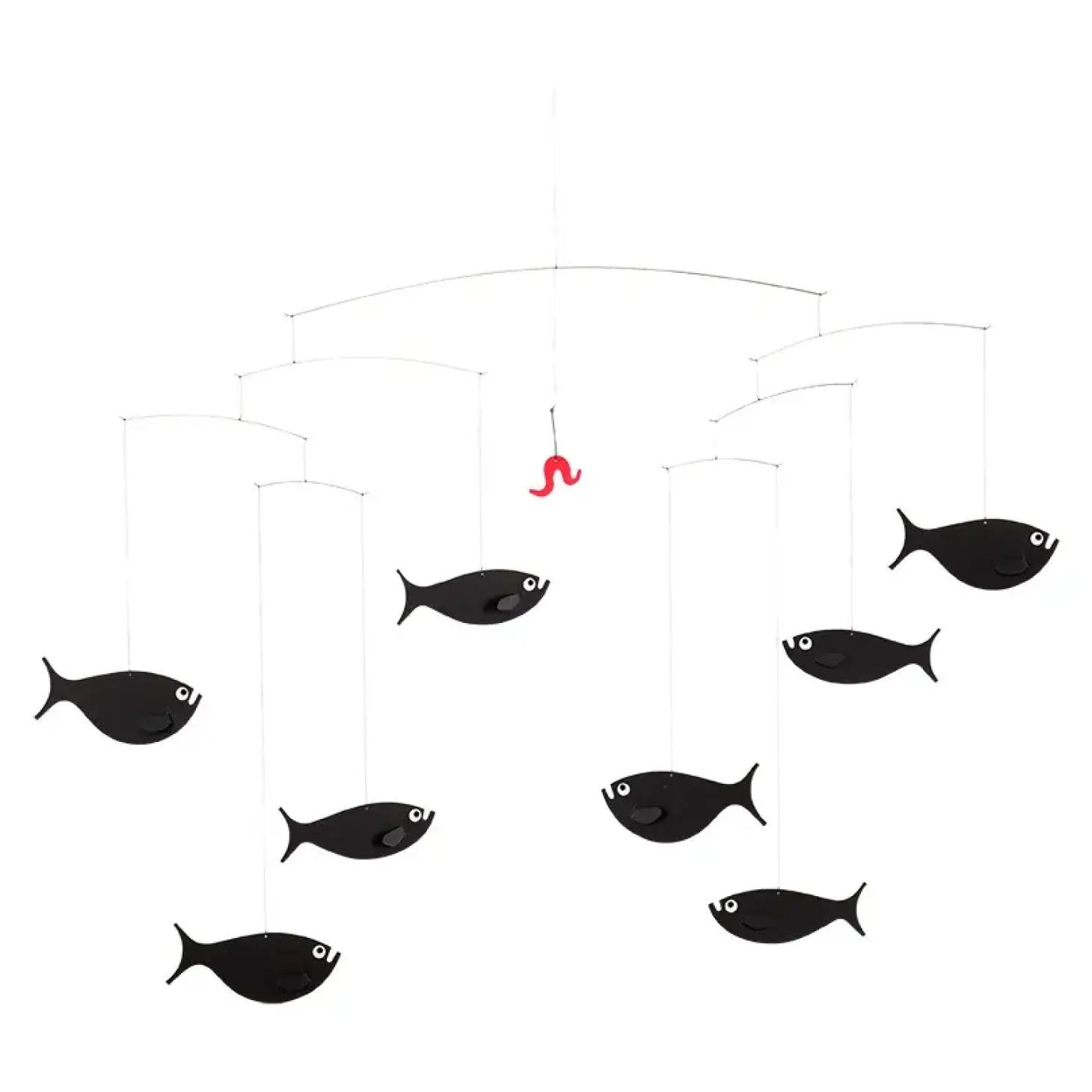 Flensted hanging art - Fiskestime mobile