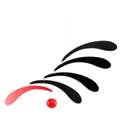 Flensted hanging art - Flowing Rhythm mobile - Rød