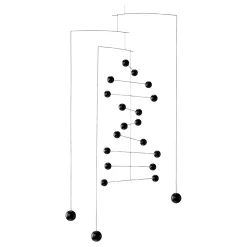 Flensted hanging art - Kontrapunkt mobile - Sort