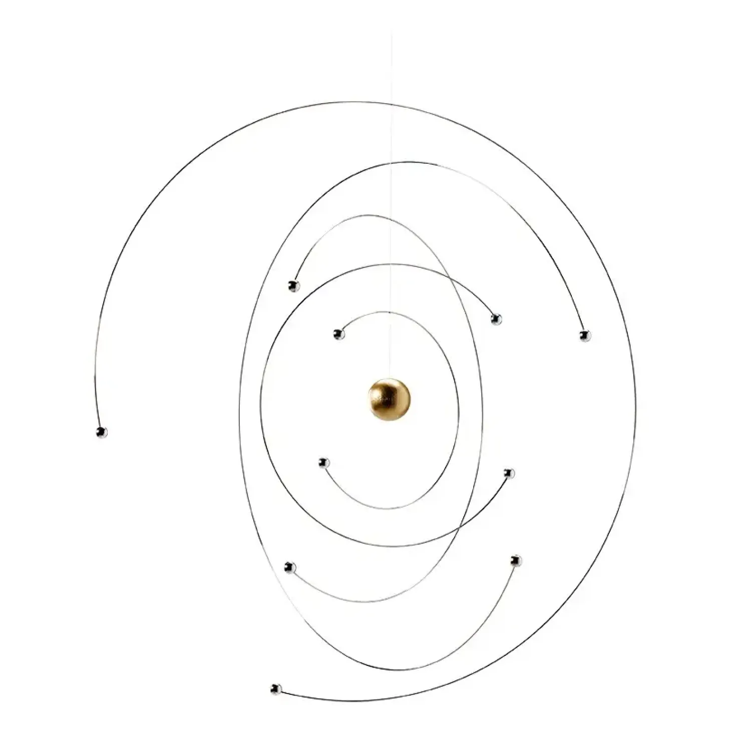 Flensted hanging art - Niels Bohr mobile Uro - 27 cm x 27 cm