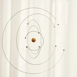 Flensted hanging art - Niels Bohr mobile Uro - 27 cm x 27 cm