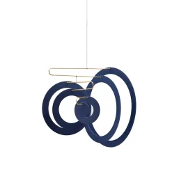 Flensted hanging art - Supersonic - Blå