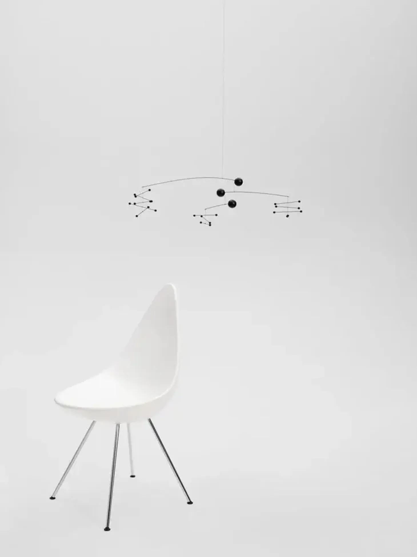 Flensted hanging art - Symfoni mobile - Sort (60 cm)