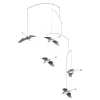 Flensted hanging art Uro - Nordens svaner mobile - 54x48 cm