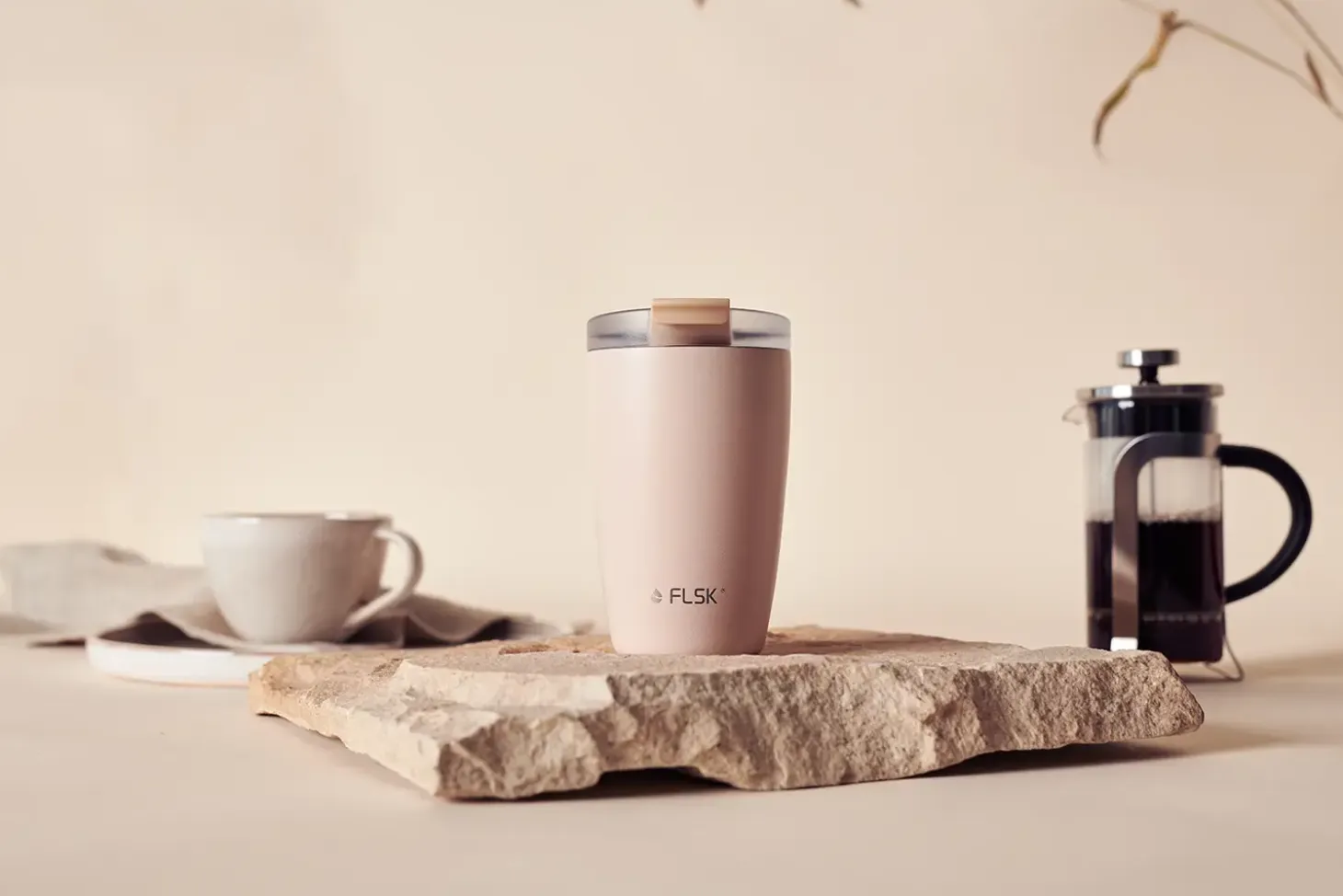 FLSK - To-go CUP 350 ml, Khaki