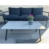 Friis Furniture - Agnes havebord - Fiber cement - 100x50x38 cm