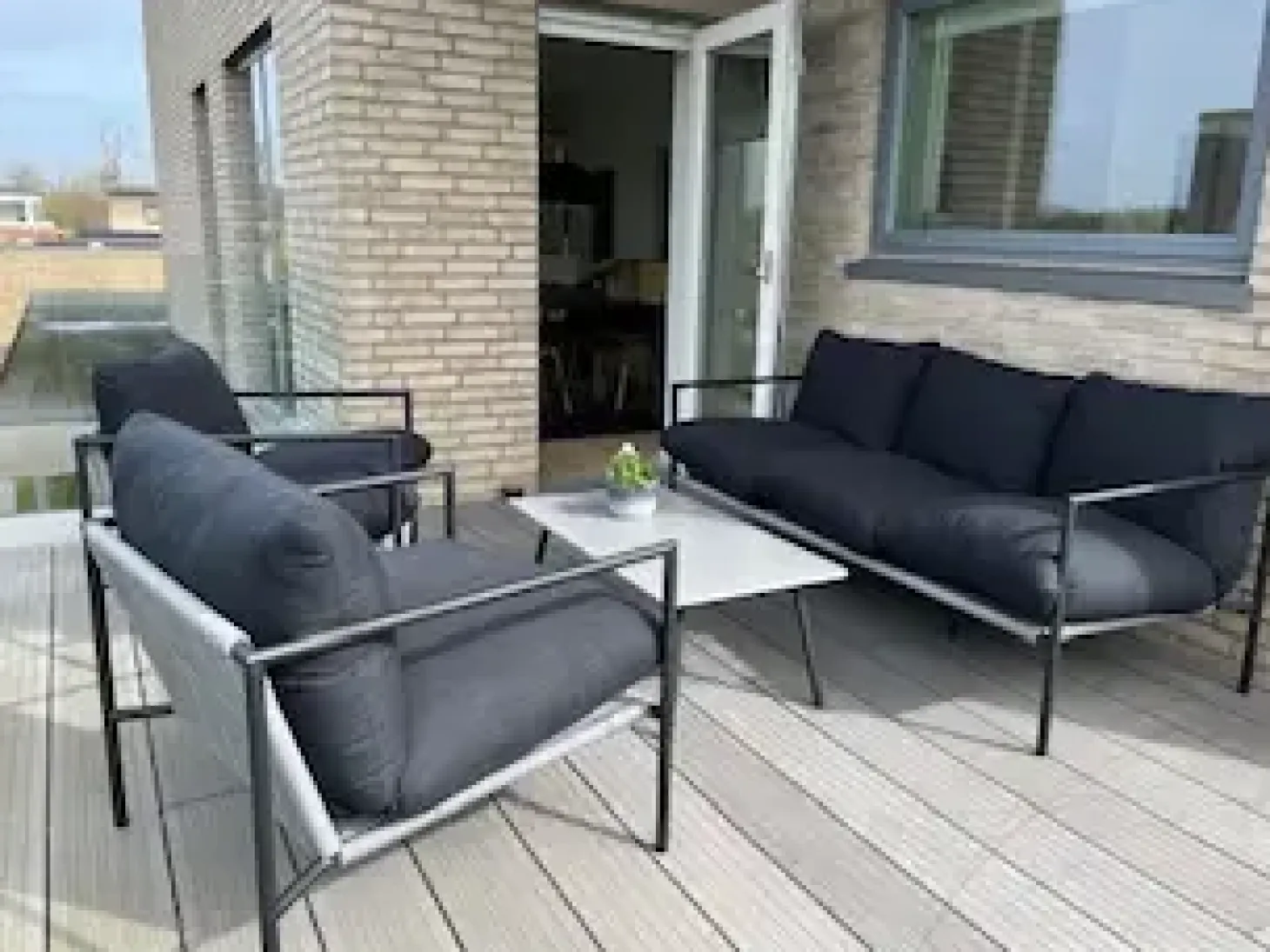 Friis Furniture - Alma Loungesæt - Sofa + 2 lounge stole - Grå