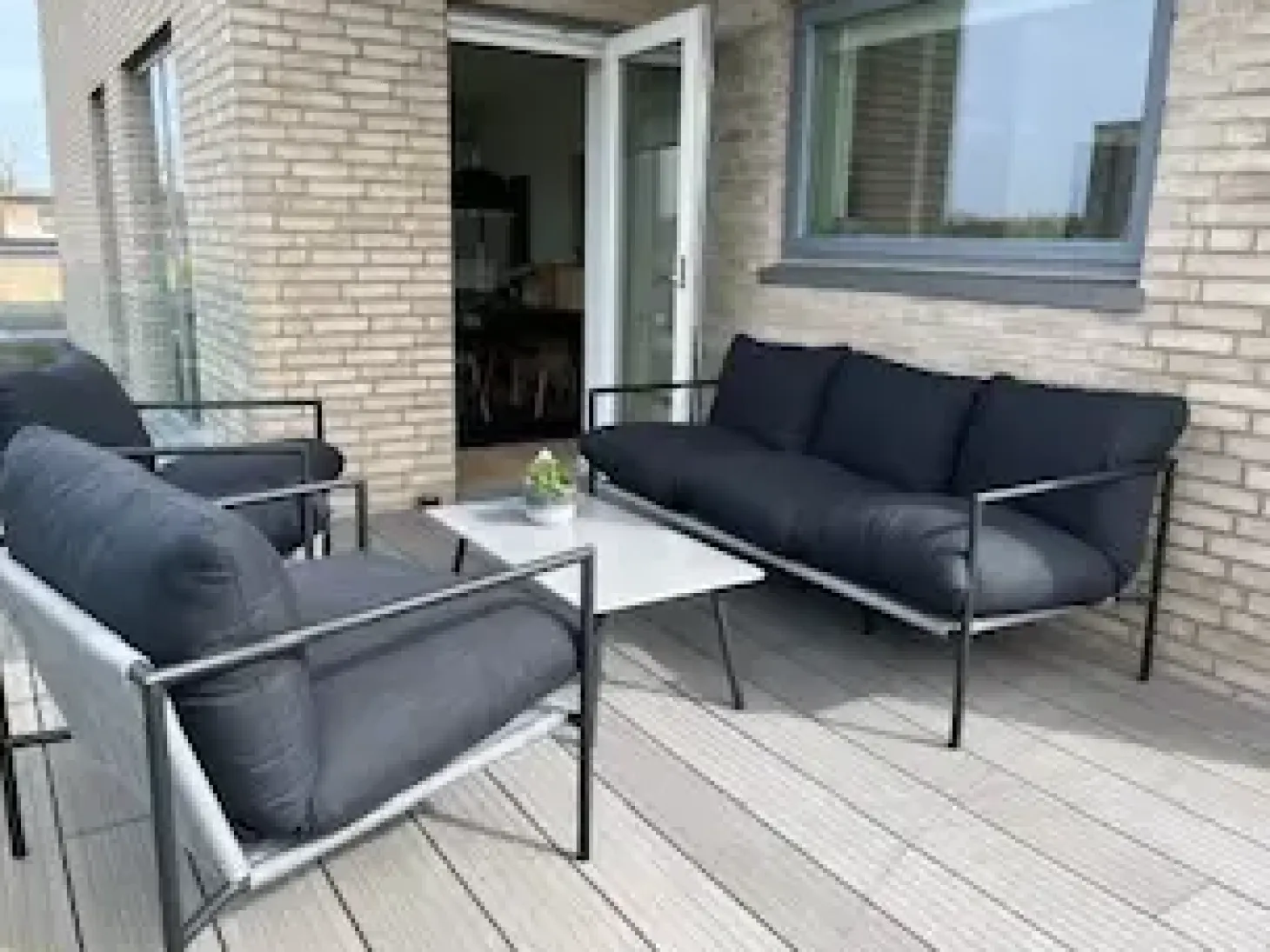 Friis Furniture - Alma Loungesæt - Sofa + 2 lounge stole - Grå