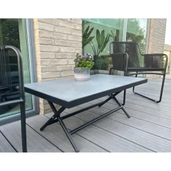 Friis Furniture - Lounge havebord - Asta Coffee - Fibercement - 100x60 cm