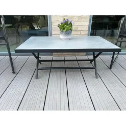 Friis Furniture - Lounge havebord - Asta Coffee - Fibercement - 100x60 cm