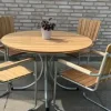 Friis Furniture - Teaktræsbord - Læsø - Ø110 cm - 2. sortering