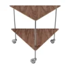 Fritz Hansen - Aj Trolley - Barvogn/rullebord/sidebord - Valnød