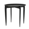 Fritz Hansen - bakkebord - Tray Table - sort - Ø 45 cm