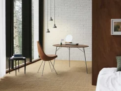 Fritz Hansen - bakkebord - Tray Table - sort - Ø 45 cm